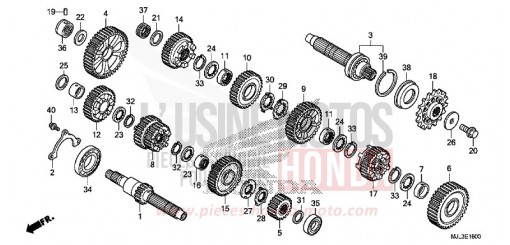 TRANSMISSION (NC750X/XA) NC750XAE de 2014
